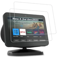 2PCS For Amazon Echo Show 8 3rd Gen 2023 Tempered Glass Screen Protector For Echo Show 8 2nd Gen 9H Anti-Scratch Protective Film 1