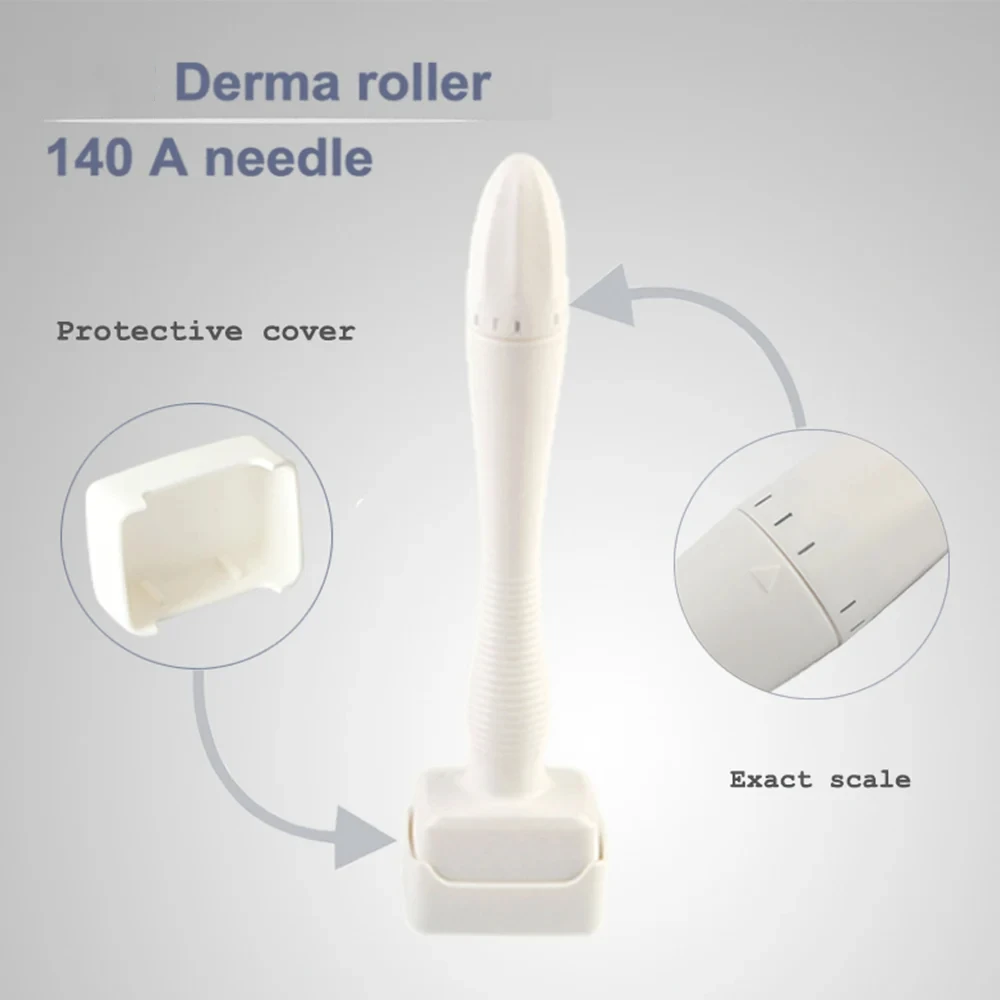 Derma Roller Stamp 140A Adjustable Needle Microneedle Rolling System Therapy