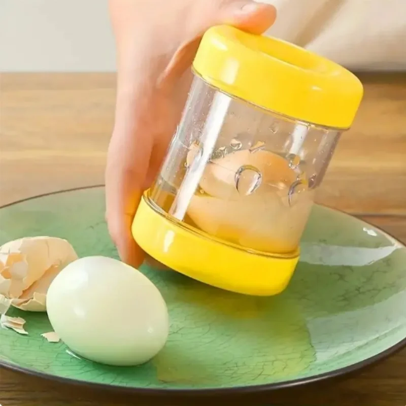 Boiled Eggs Peeler And Cracker Boiled Egg Shell Peeler Stripper Shake And Peel Peeling Kitchen Tool Egg Opener Tool egg shell opener