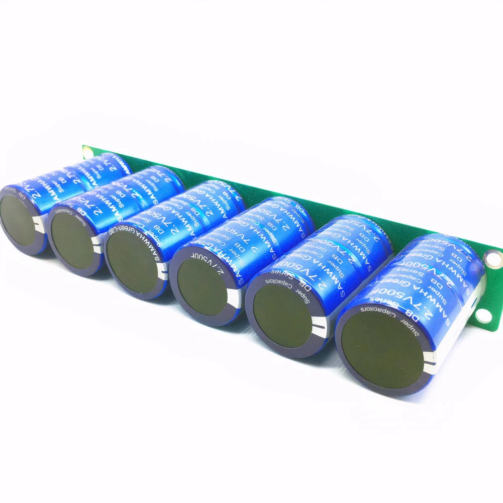 Automotive Super Capacitor Rectifier Module 2.7V500F Single Row Supercapacitor 16V83F with Balance Plate Circuit Plate for Car
