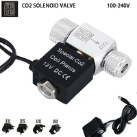 Fish tank CO2 solenoid valve Regulator generator control waterproof flame retardant single and double head CO2 solenoid valve 1