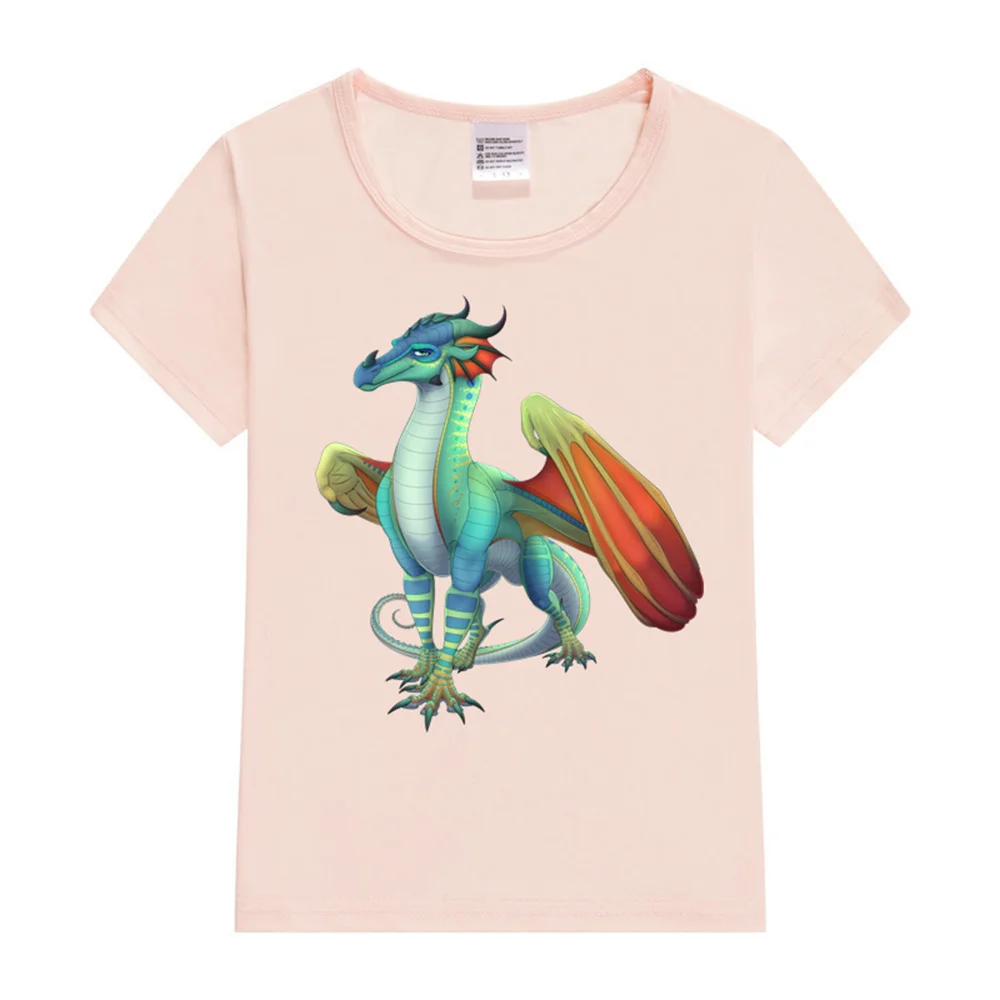 Glory the RainWing Kids T-Shi Kids Clothes Boys Girls Summer Cartoon Tops Short Sleeve Clothes 100% Cotton Baby Clothing 3