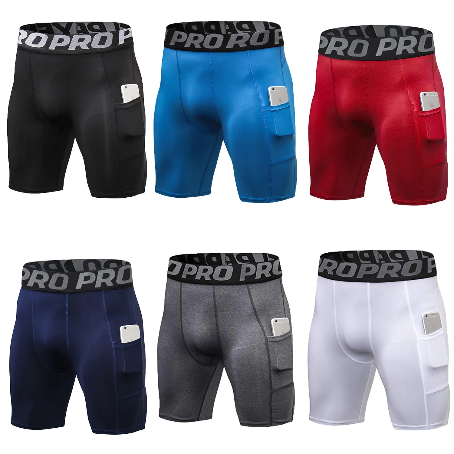 MMA Compression Shorts with Groin Cup Pocket product image