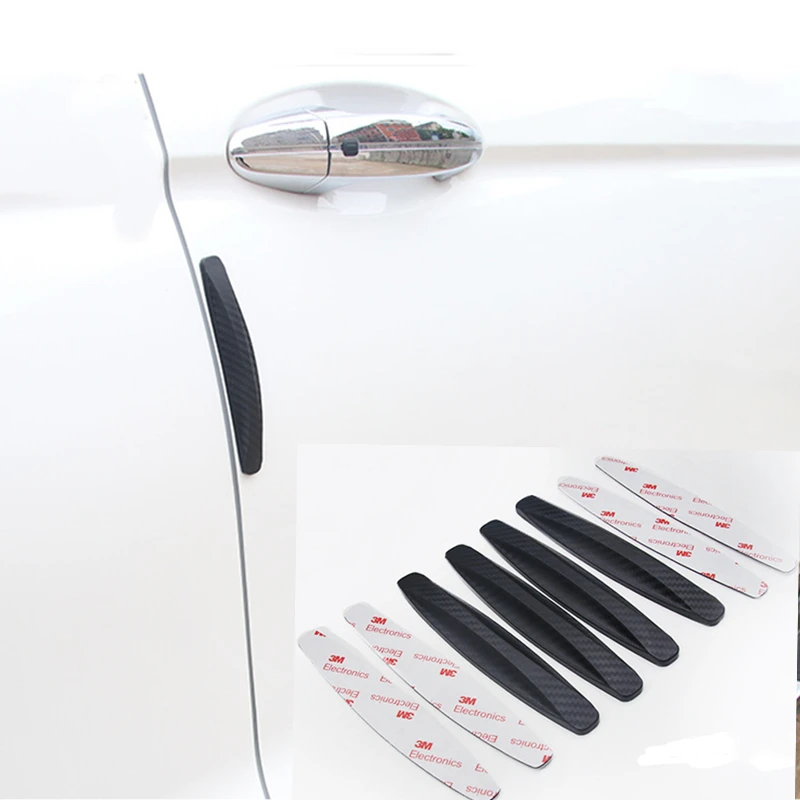 Car Bumper Guard Strip 4Pc Anti Collision Car Sticker Door Edge Guards Trim Molding Protection