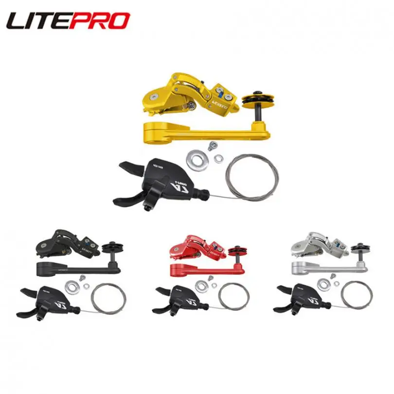 Description Picture 2 of itemLitepro External 7Speed Chain Tensioner DIP Shifter For Brompton Bike Aluminum Alloy Rear Derailleurs Transmission