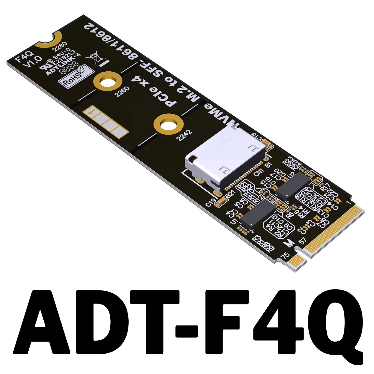 ADT-Link F9G M.2 NVMe OcuLink SFF-8611 to PCIE 4.0 x16 GPU DOCK