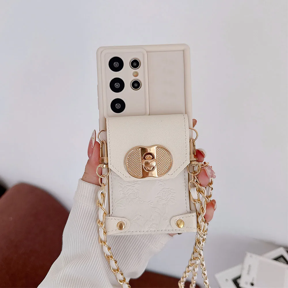 Crossbody Wallet Card Phone Case with Soft Cover