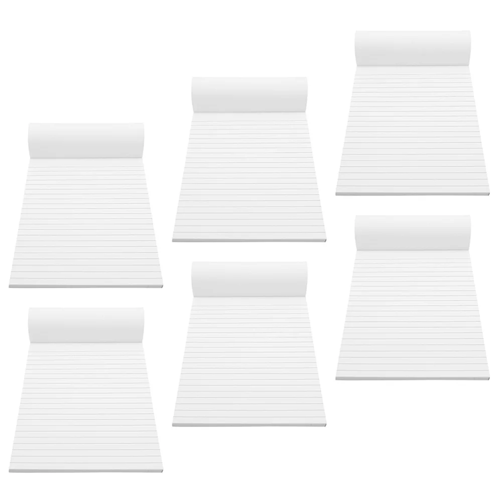

6 Books Pocket Notebook Memo Pads Portable Tear off Notepad for Students A5 Notepads Women Miss
