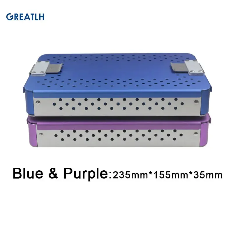 high quality Aluminium alloy Sterilization Box with silicone pad disinfecting cabinets Sterilization of surgical instruments 2