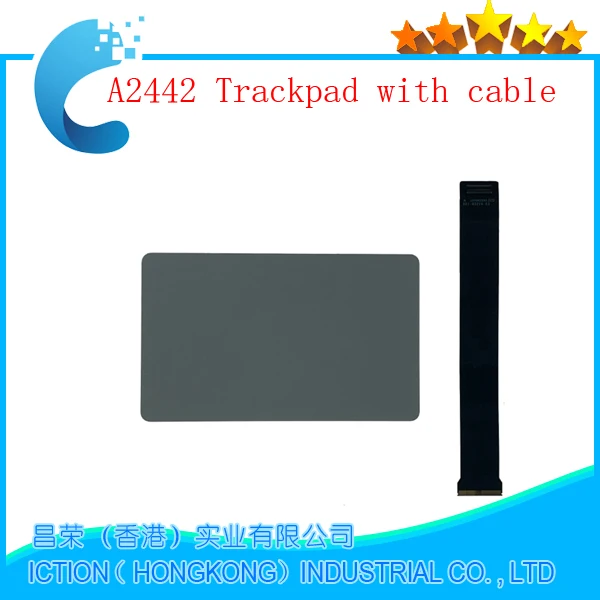 New Late Space Gray A2442 Trackpad Touchpad with Cable For Macbook Pro 14.2" M1 Pro/Max A2442 Touch Pad EMC 3650