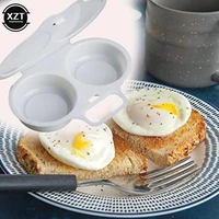 Cuiseur à vapeur en plastique pour micro-ondes, qualité alimentaire, pratique, moule de cuisine, braconnier à œufs, Gadgets de cuisine, outil pour œufs frits 1