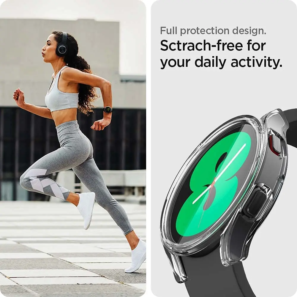 Ultra-Clear Silicone Bumper Screen Protector for Smartwatch - 40mm & 44mm