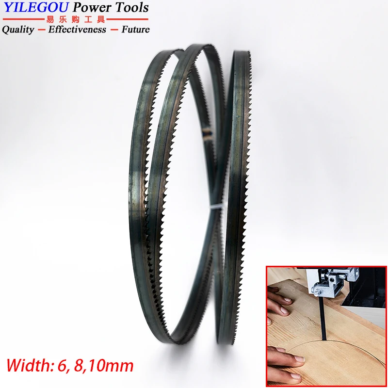 2 Pieces 2000 2050 2120 2160mm Band Saw Blades. 6 8 10mm Saw Blade Cutting Curve. 13mm M42 Bi-metal Bandsaw Blade Cutting Metal.