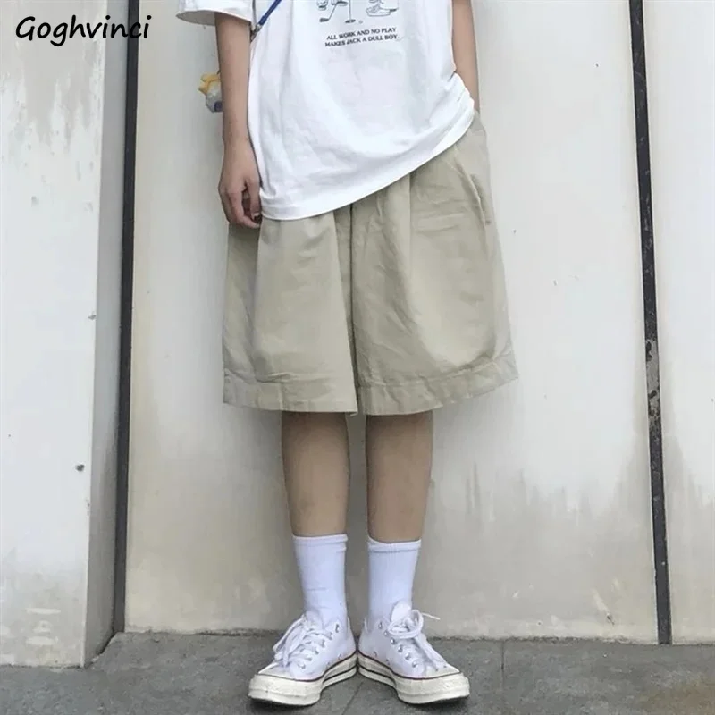 

Cargo Shorts Women Baggy Wide Leg Unisex Kn-length Summer All-match Strtwear Casual Hipster Ropa Clothing Mujer College Chic