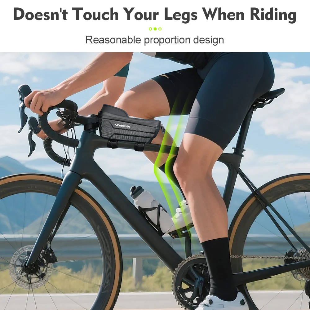 Waterproof Bicycle Top Tube Bag with Phone Case 5