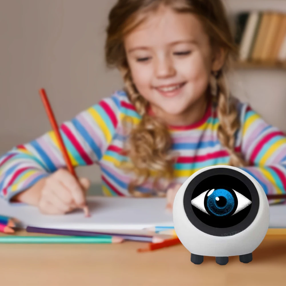 Smart Desktop Robot 1.28In LCD Screen Mini Robot Tabletop Ornaments Multi-Function Smart DeepSeek Assistant Robot For XiaoZhi