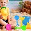 7Pcs/Set Sand Digging Toys Novelty Easy to Carry Shovel Baby Beach Toys with Bucket Outdoor Toys  Kid Beach Toys  Beach Toys 6