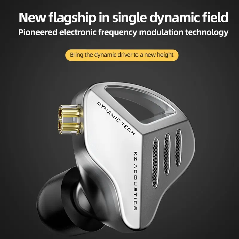 KZ ZVX In Ear Earphones Dynamic HIFI Bass Noise Cancelling