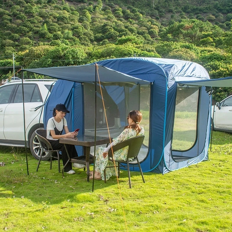 Tente de hayon extérieure portable, ouverture rapide automatique