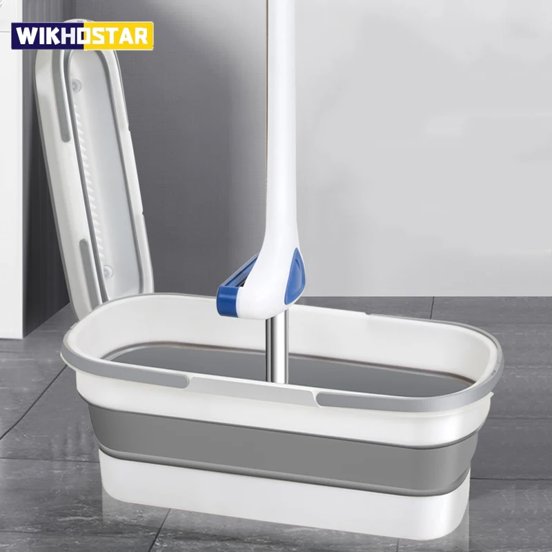 WIKHOSTAR Portable Folding Basin Collapsible Wash Basin Folding Bucket  Laundry Tub Bathroom Accessories Household Cleaning Tools