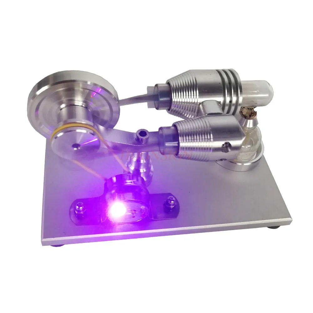 

physical experiment equipment Stirling Generator Small Engine External Combustion Engine Steam Engine Model Physics