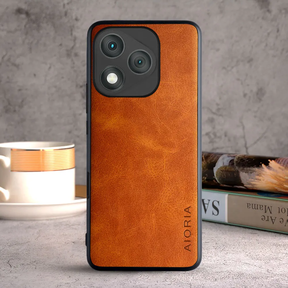 Luxury Vintage Leather Phone Case: Premium Cover Skin
