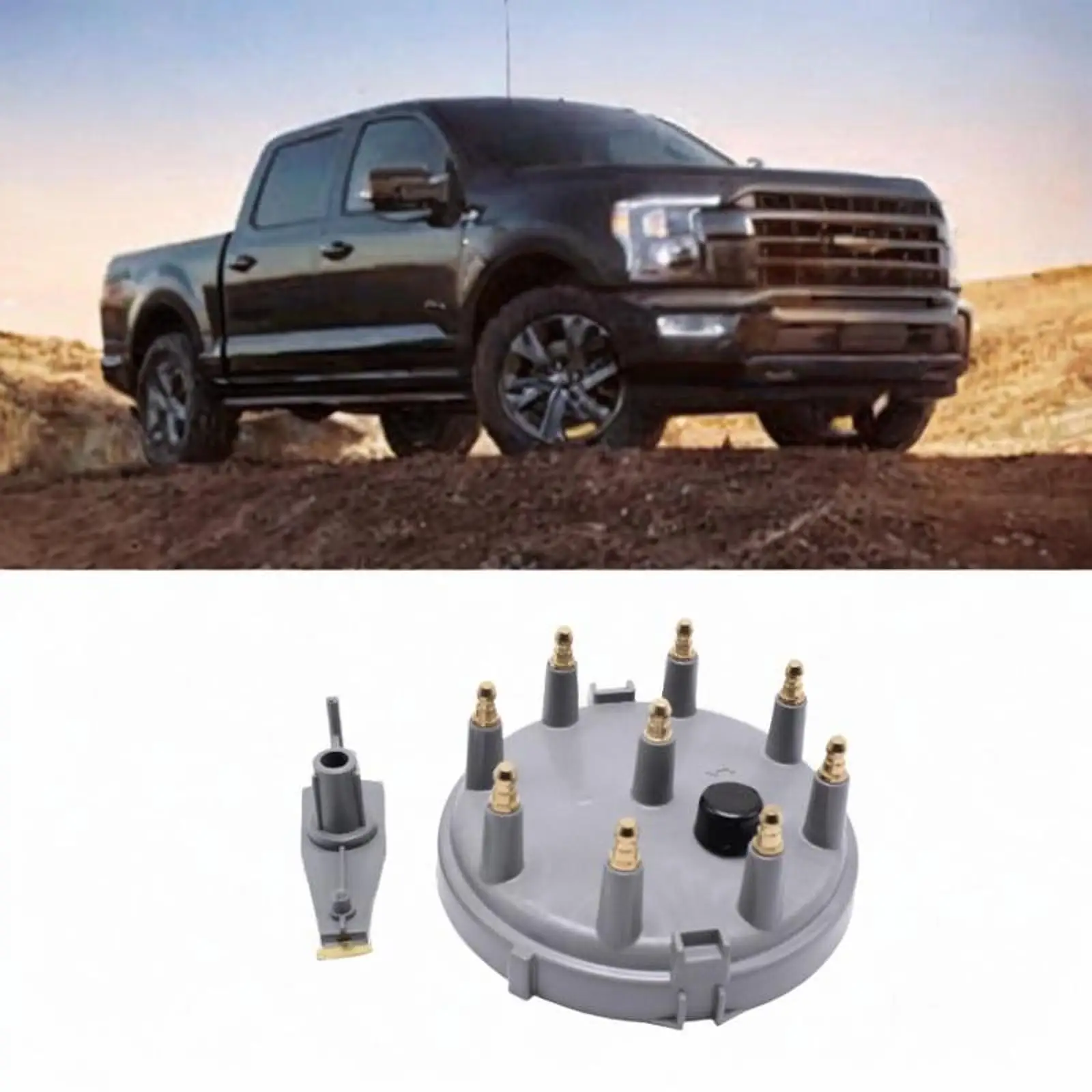 Distributor Cap and Rotor Kit 8233 Professional for Ford F150 F250