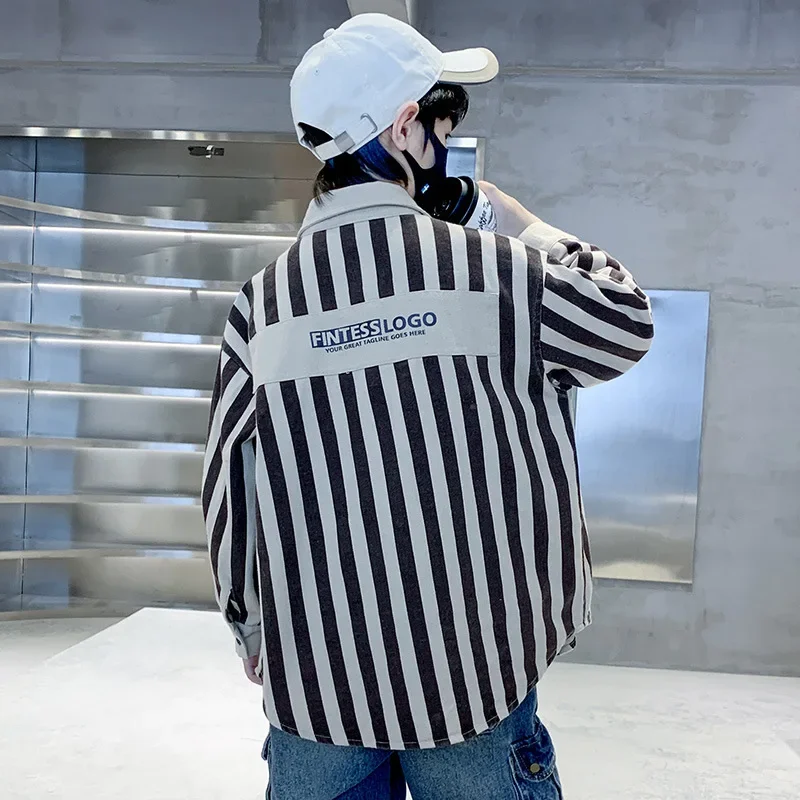 Cool Boys Plaid Shirt Autumn Fashionable Spring Summer Checkered Children's Clothing Large Size Kids AE Stock Origin China