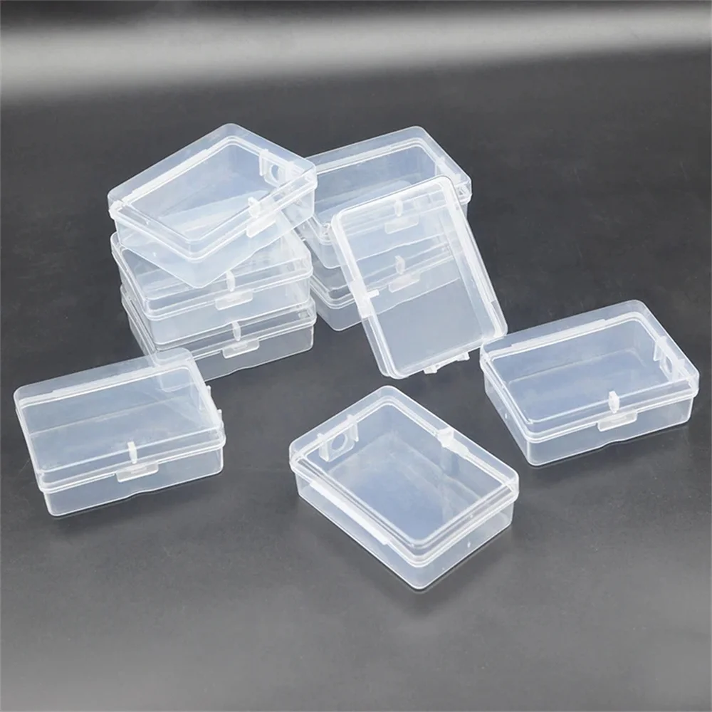 12 Transparent Storage Boxes for Arts and Crafts Parts Small Beads Accessories Storage Boxes