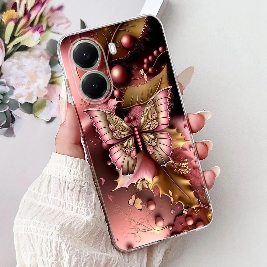 Stylish Painted Clear Silicone Soft TPU Phone Case Cover Shell Coque
