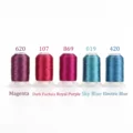 5 Fuchsia and Blues