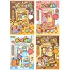 Capybara Claw Machine DIY paper Handmade toys Capybara Arcade Game Machine funny Grabber Machine Toys Paper Twisting Machine 6