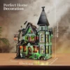 BuildMoc Halloween Nightmare House Building Blocks Set Pumpkin Ghost Skeleton Hut Bricks Toys Children Christmas Birthday Gifts
