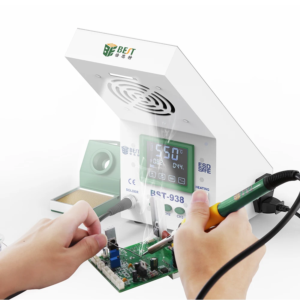 

Multifunctional Three-in-One Led Lamp Brazing Soldering Iron Station