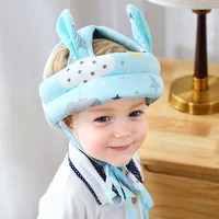 Head Protection Cap Adjustable Headguard for Toddlers Infant Baby Head Protector Hat Breathable Safety Helmet Anti-shock 1