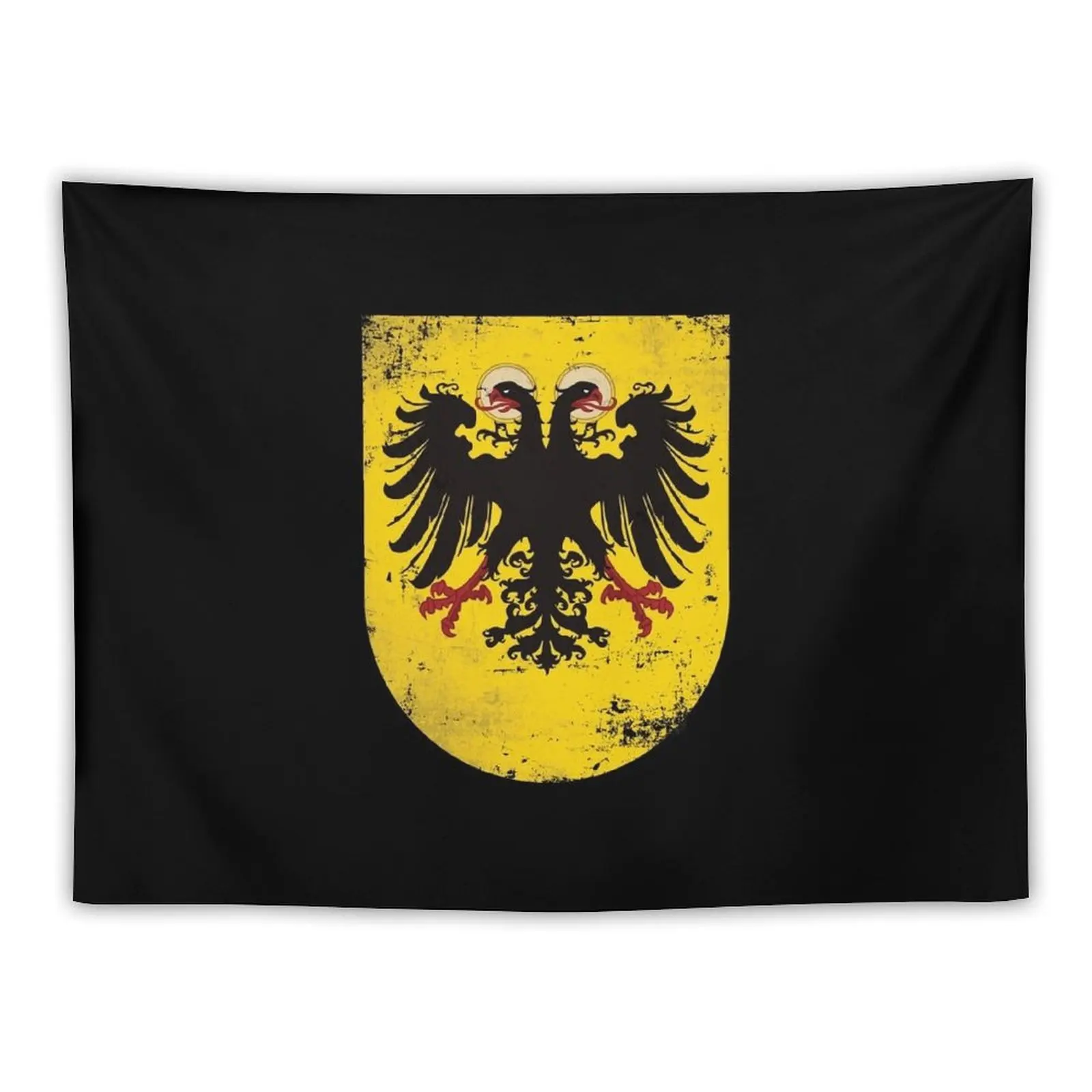 

Holy Roman Empire Double Headed Eagle Emblem Coat of Arms Tapestry Luxury Living Room Decoration Decor For Bedroom Tapestry