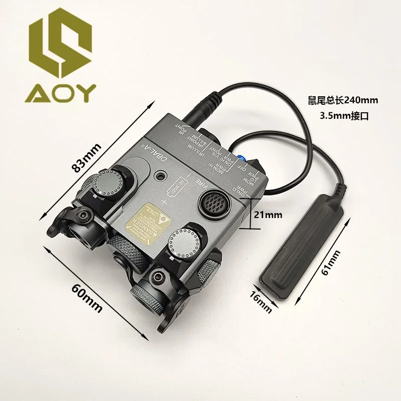 SOTAC All Metal DBAL-A2 Red/Green IR Laser Indicator Fit 20MM Rail Hunting Light Weapon Airsoft NGAL Perst-4 OTal Laser
