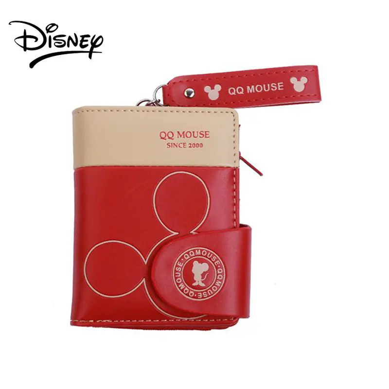 

Disney Mickey Mouse Purse for Women Girl Men Fashion Clutch Wallet Portable Coin Purse ID Card Holder Multi Card Position