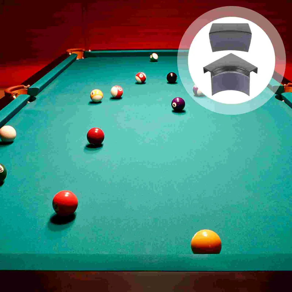 Set 6 Fodere Per Tasche Da Biliardo - In Gomma, Per Angoli E Laterali, Sostituzione Per Tavoli Da Gioco - Foto 9