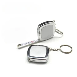 Mini Tape Measure Key Chain - Portable and Cute Steel Tape for Woodworking, Festive Gift Idea (2pcs)