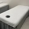 10Pcs Disposable Bed Cover Open Hole Spa Massage Soft Bed Sheets Non-woven Fabric Breathable Elastic Bedspread Home Textile 3