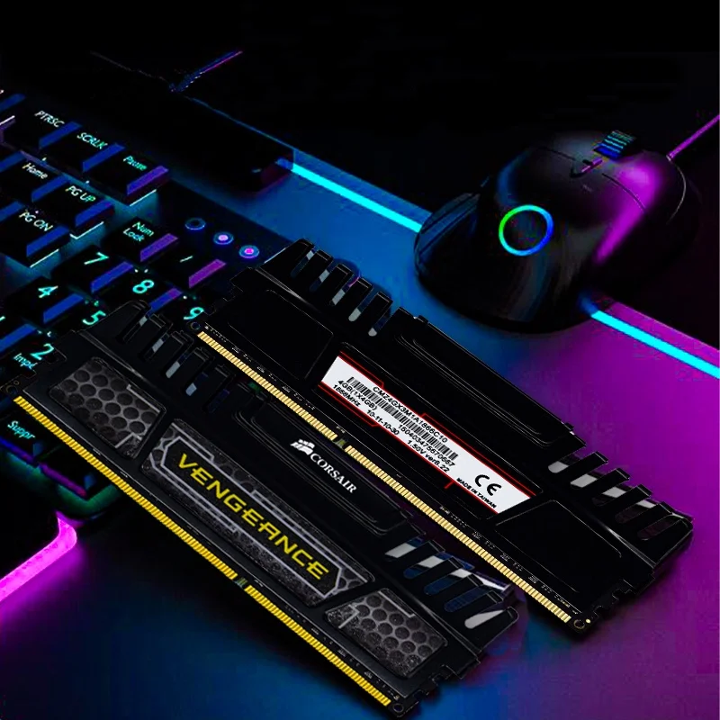 Computer Memory 2PCS CORSAIR Vengeance LPX DDR3 8GB 2400NHz 2133MHz 1866MHz 1600MHz 1333MHz Desktop Memory 240Pin DIMM 1.5V DDR3 RAM Memoria