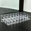 24 Lattices Acrylic Lipstick Organizer Lip Gloss Container Plastic Nail Polish Storage Box Makeup Holder Cosmetics Display Rack 4