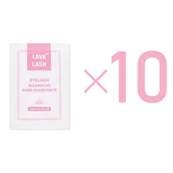 10 PCS LAVA LASH Eyelash Shampoo 5ml Concentrate Foam Cleaner Individual Eyelash Extension Cleanser Eyelashes Detergent Mousse