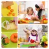 13Pcs Montessori Kitchen Tools Set Cookware Baking Toy Kids Safe Knifes With Cutting Board for Toddlers Real Cooking Accessories 3