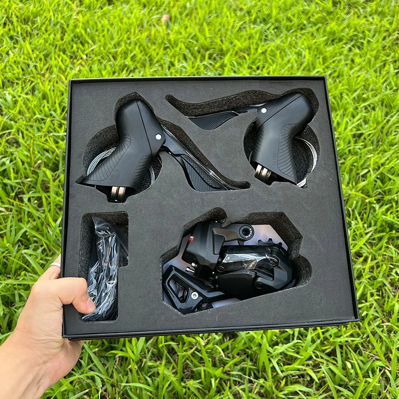 Wheeltop Wireless Electronic Shifter 6000 with Carbon Fiber Rim Brake 7-13 Speed Road Bike Single Chainring Groupset