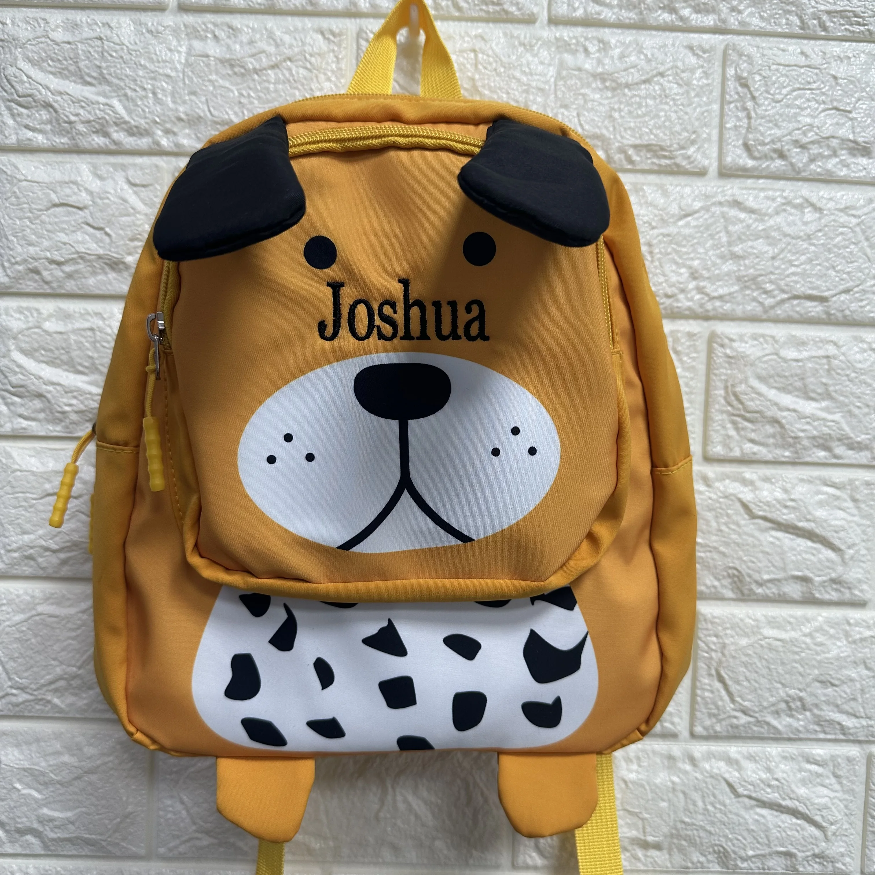 

New Embroidery Name Cartoon Cute Animal Backpack Children's Kindergarten School Bag Children's Day Gift Bag