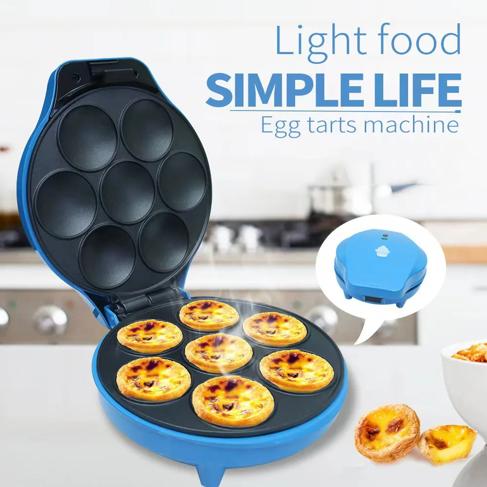 220V Mini breakfast Cake Bread maker Egg Tart machine double-sided heating Electric baking pan Light food non-stick