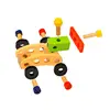 Educational Montessori Kids Toys Wooden Toolbox Pretend Play Set Children Nut Screw Assembly Simulation Carpenter Tool Puzzle 3