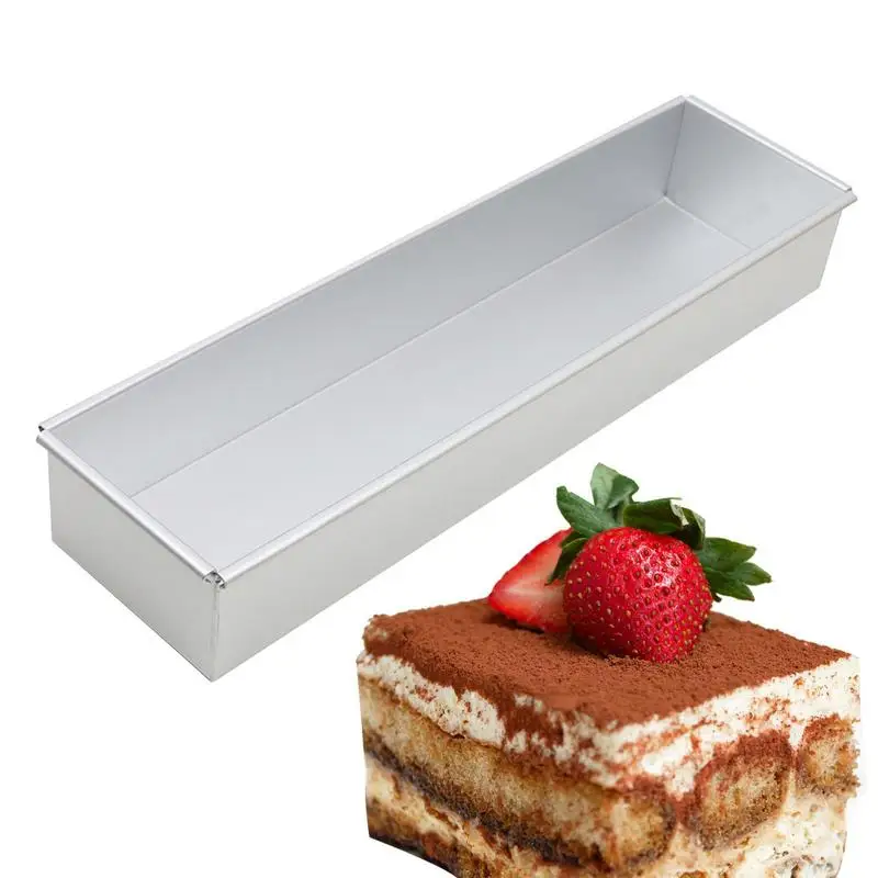 

Rectangular Cake Pan Non-Stick Baking Dish Cake Model Cake Mould Ice Cream Cake Pan Rectangle Fixed Mold For Cheesecake